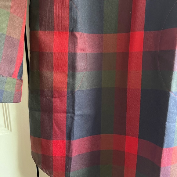 Red and Blue Plaid Dress - Picture 4 of 9